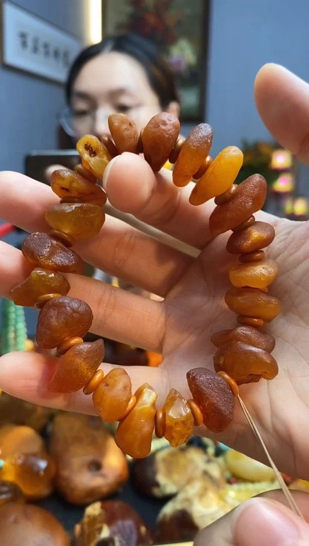 手串琥珀未镶嵌手串