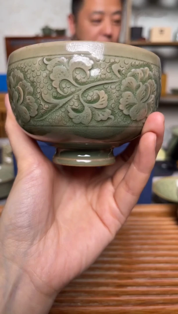 【闪购商品】其他王晓娜缠枝牡丹石榴杯