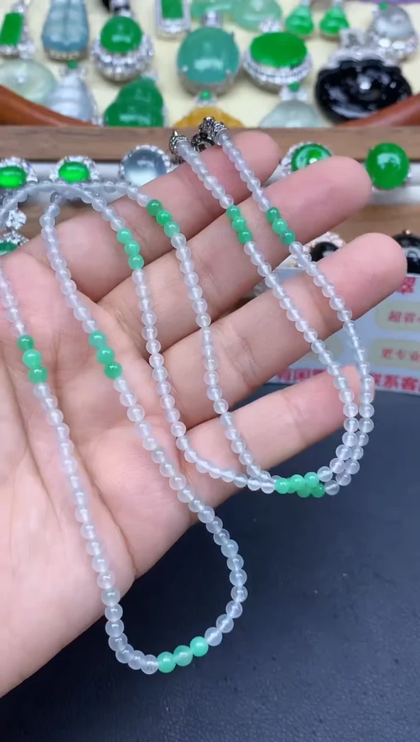 颈饰未镶嵌翡翠350-中国好珍宝