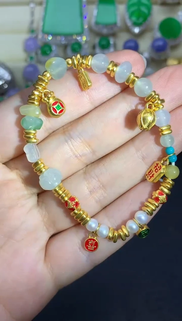 未镶嵌手链翡翠551-中国好珍宝