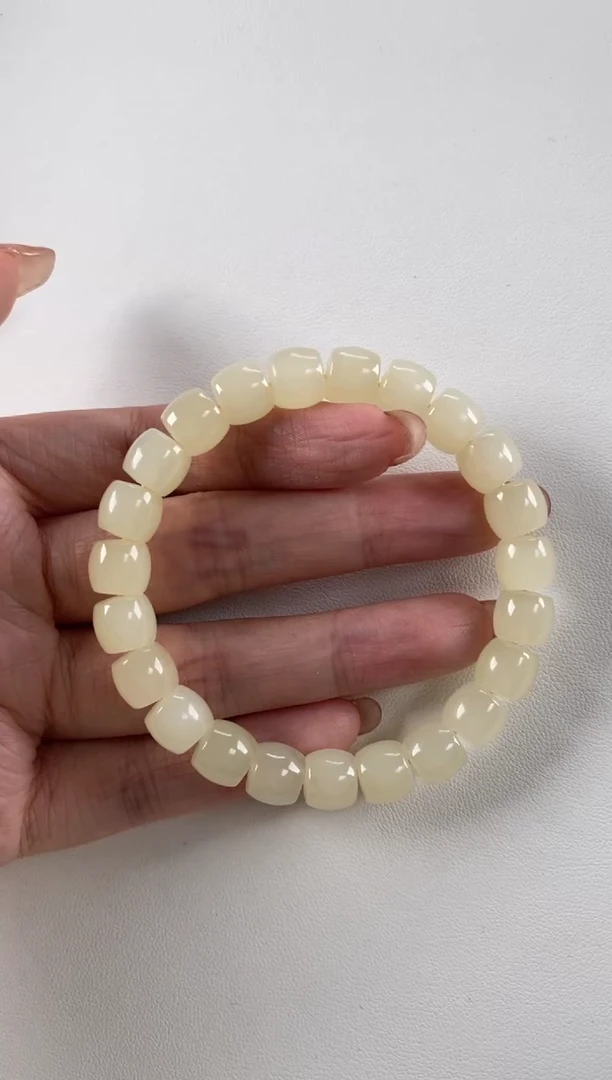 未镶嵌手串和田玉直切手串