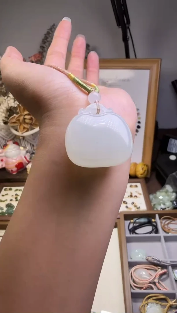 水晶摆件未镶嵌福锁