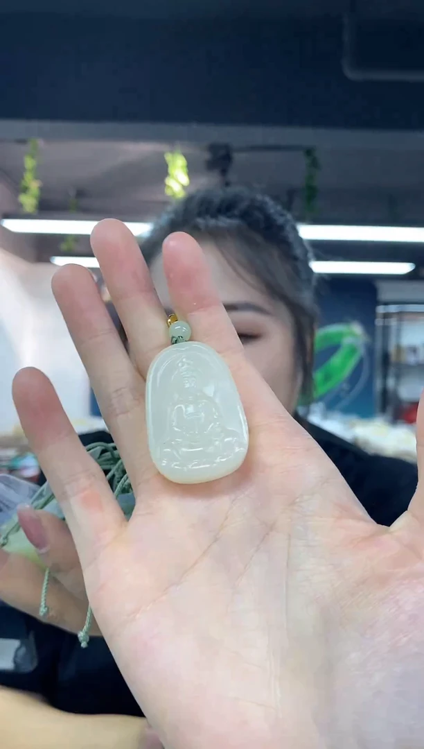 项链未镶嵌和田玉多样性发其一颜色微差