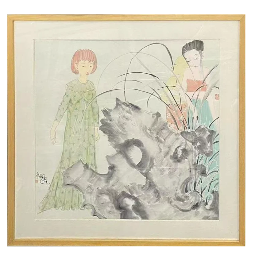 LDJ-5-116 人物 尺寸67*67c m 框