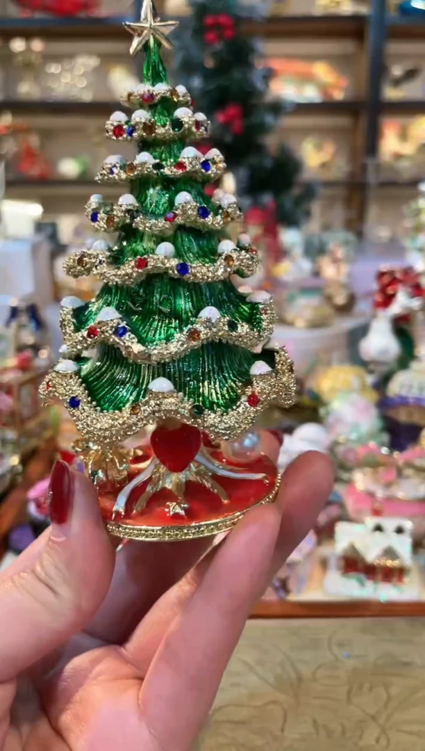 【闪购商品】珐琅彩首饰收纳盒