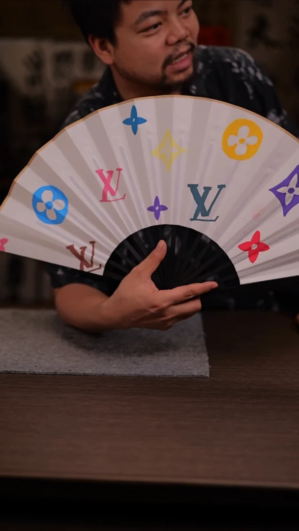 国画939-10寸 手写 扇子-