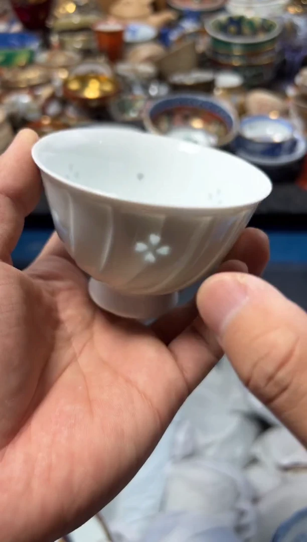 瓷片董****g夏目海外回流瓷器中古品。201