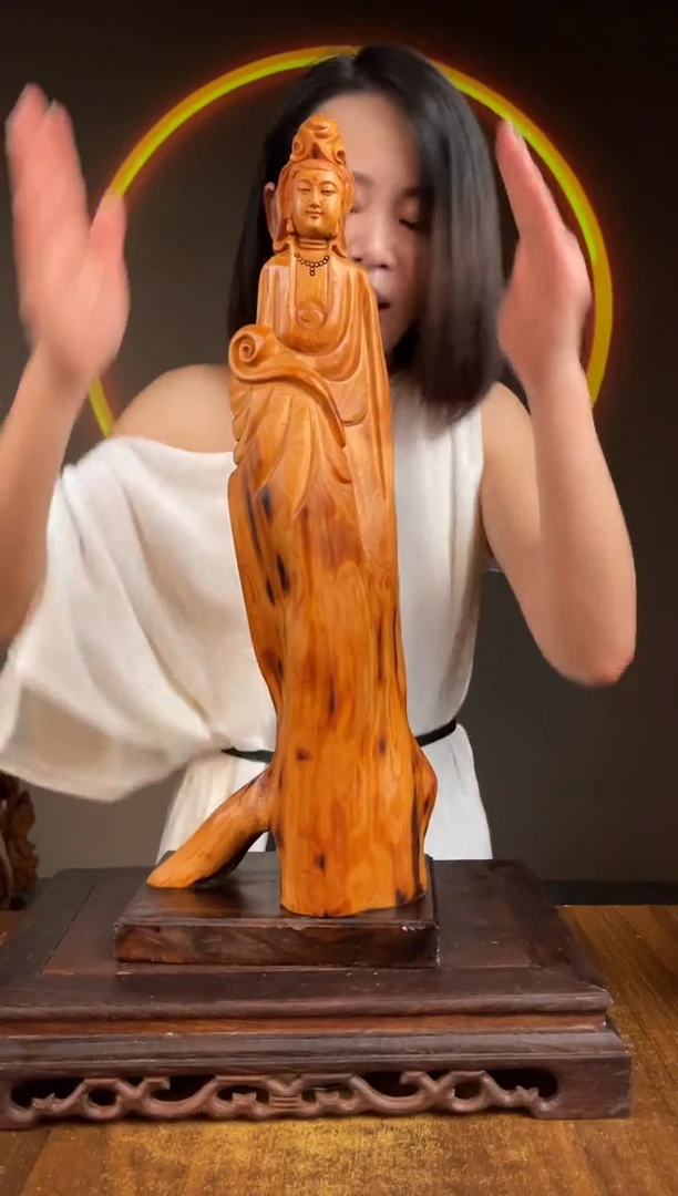 柏木（崖柏）手工摆件,先抢先得! 编号:220