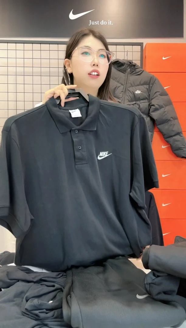 57 POLO黑色纯棉短袖XXL码 180-200斤