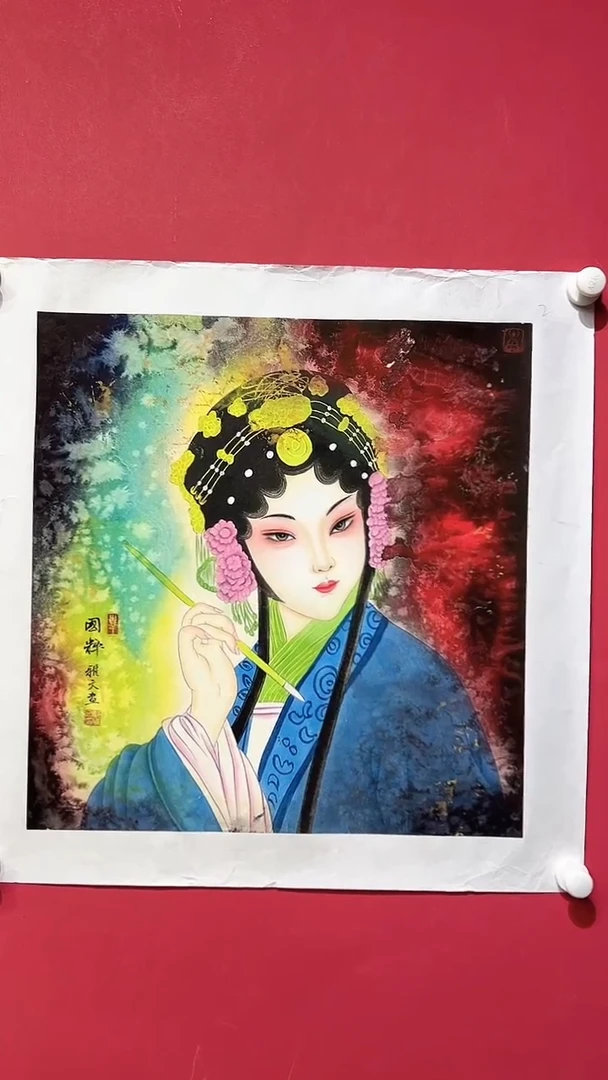 国画郑雅文-2平尺-国画