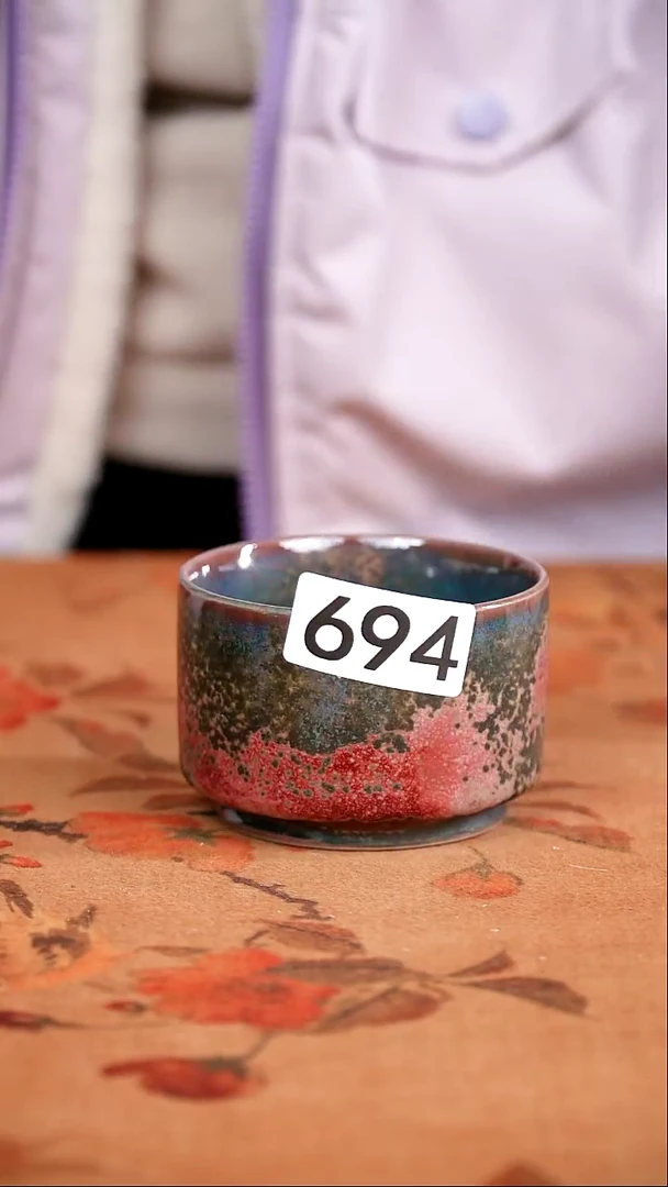 全品钧窑茶器摆件