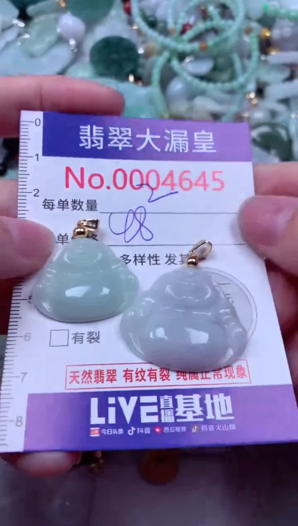 吊坠(不含链)未镶嵌翡翠4645