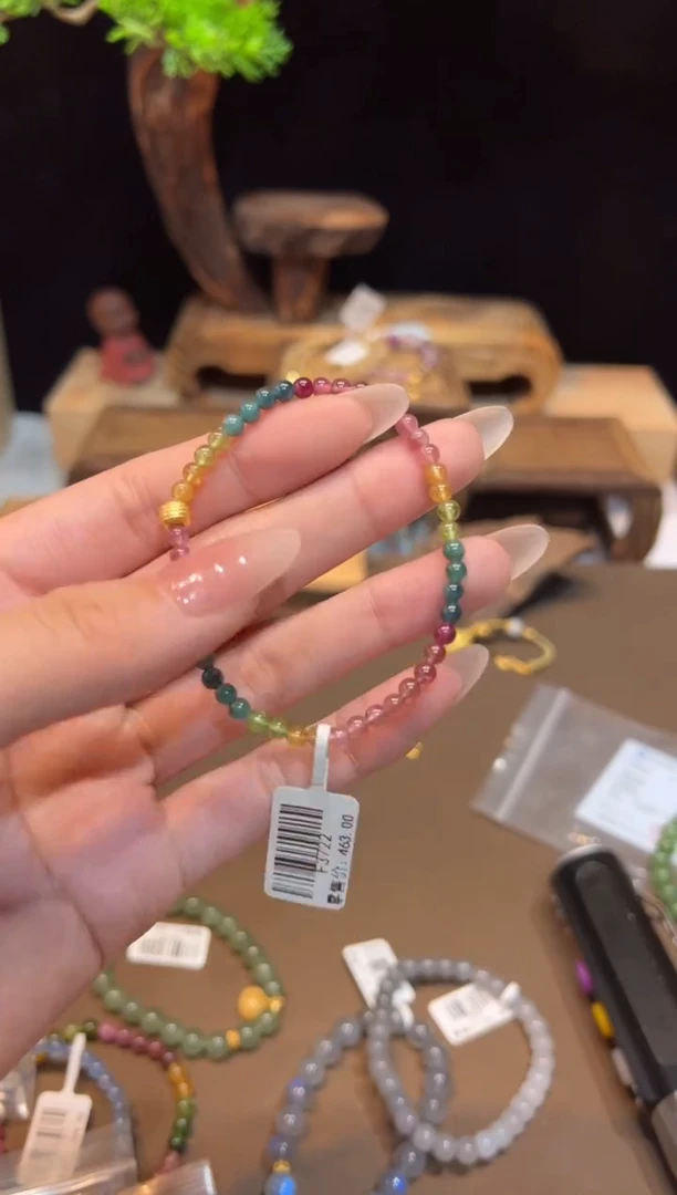 【闪购商品】碧玺手链未镶嵌手饰@@F3722
