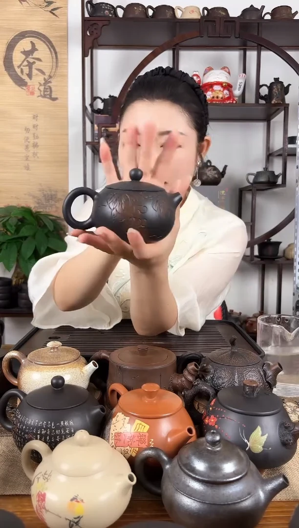 壶球孔 雕刻 西施壶