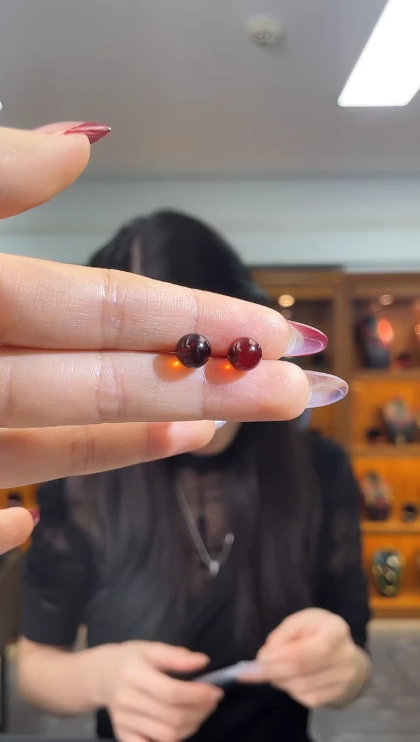 血珀未镶嵌耳饰（多样性发一件）