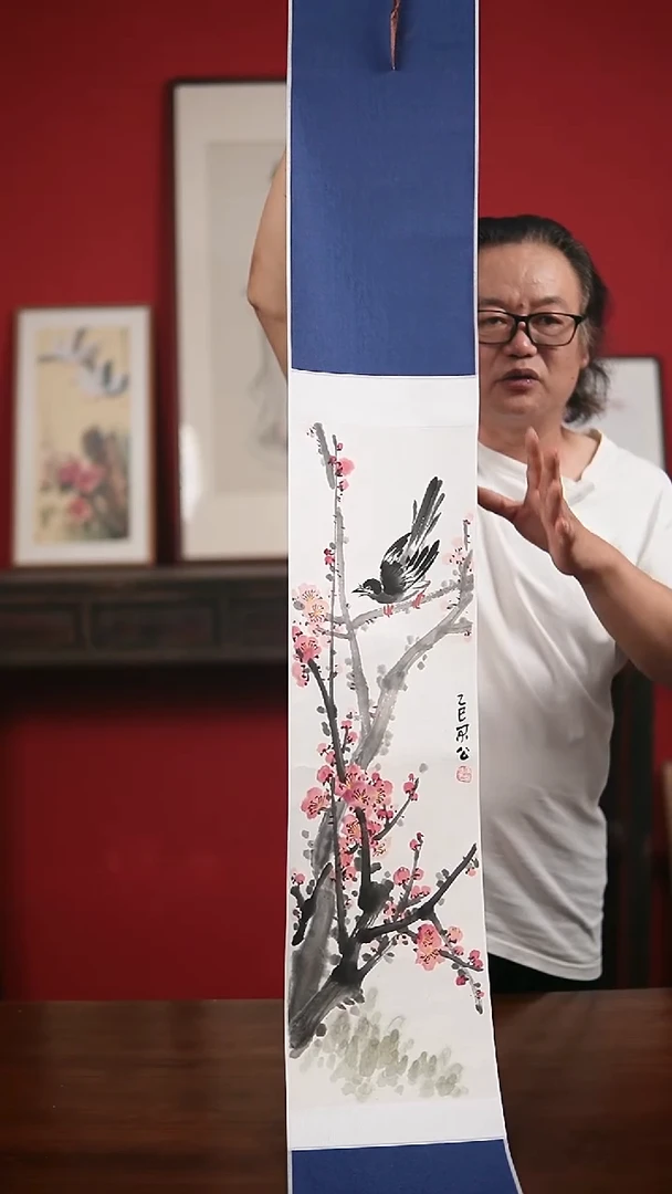 国画手写手绘-20*155卷轴