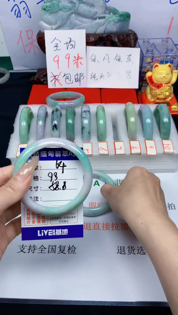 未镶嵌手镯翡翠64