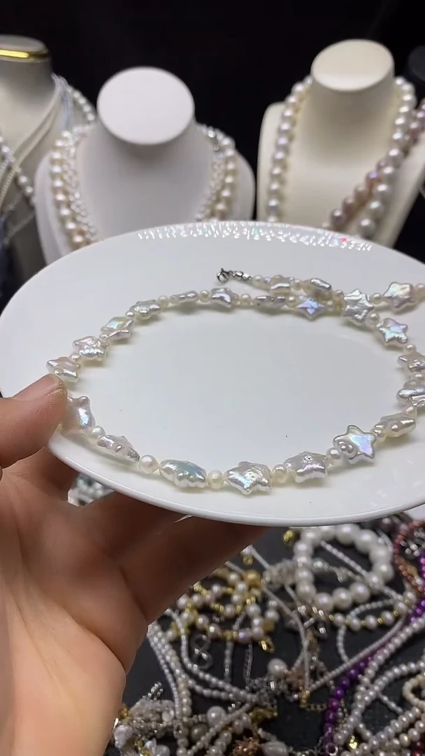 颈饰未镶嵌淡水珍珠多人