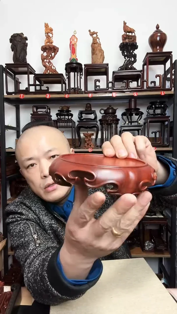 紫砂底座木内径11.5