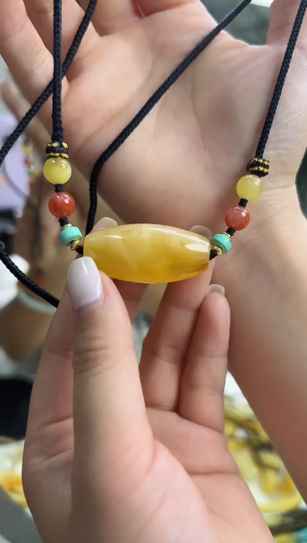 裸石琥珀未镶嵌琥珀蜜蜡吊坠