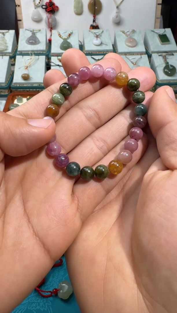 【闪购商品】碧玺手链未镶嵌多宝