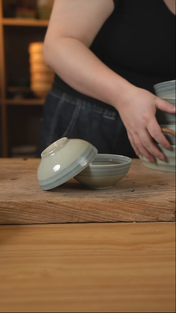 青云系列的4.8英寸小圆碗2个