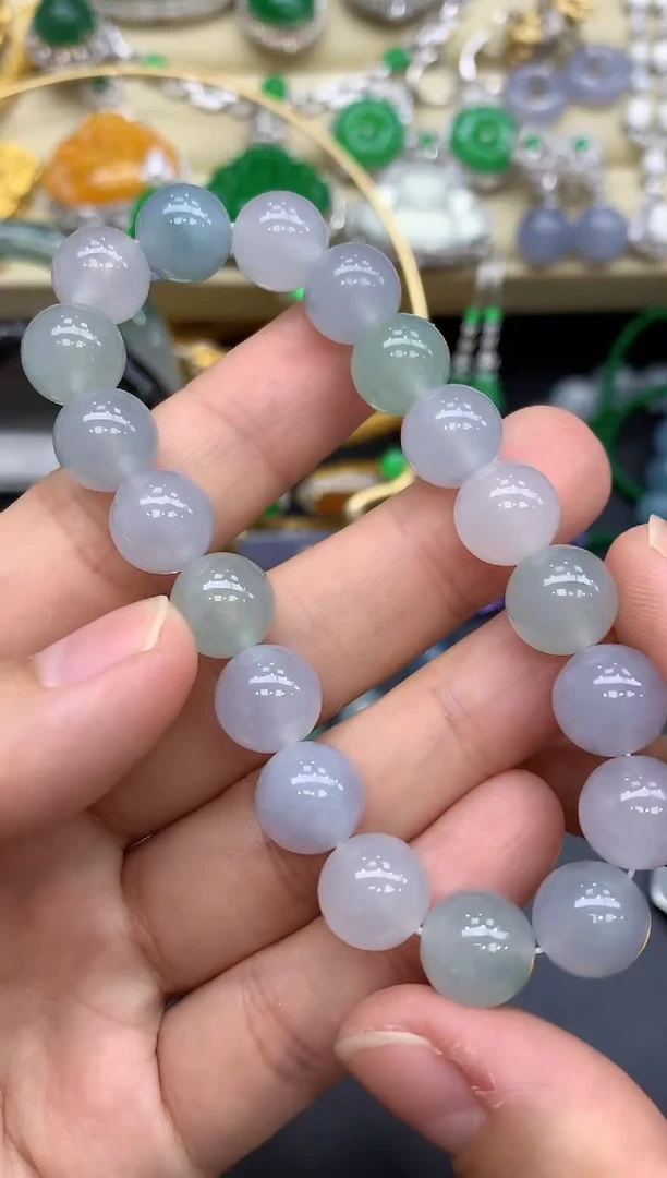 未镶嵌手串翡翠386-中国好珍宝