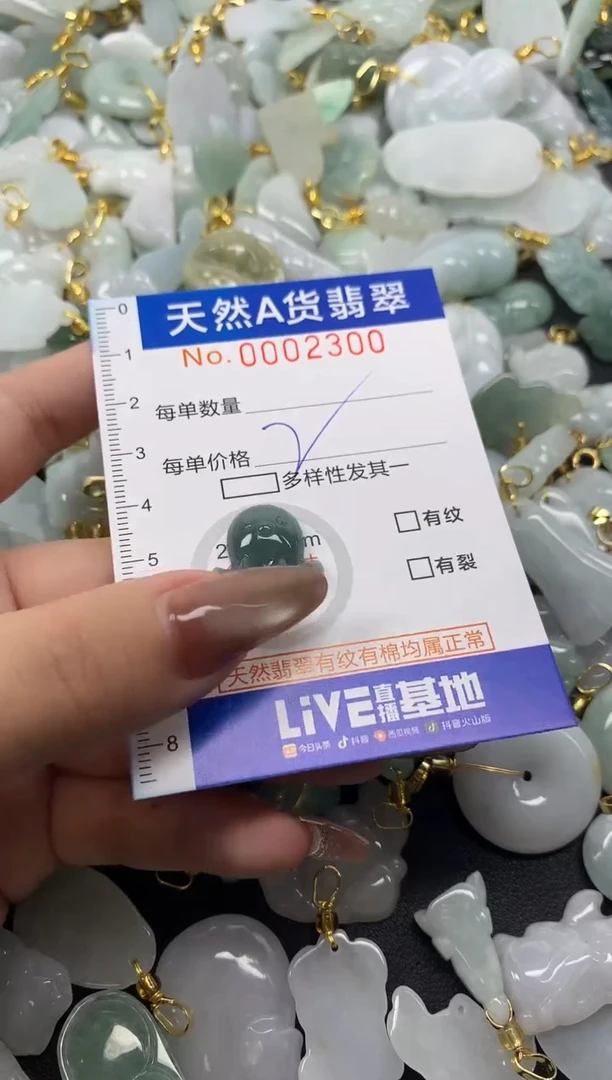 翡翠未镶嵌颈饰天然A货翡翠