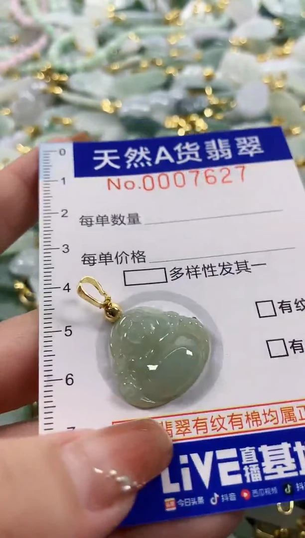 颈饰未镶嵌翡翠天然A货翡翠