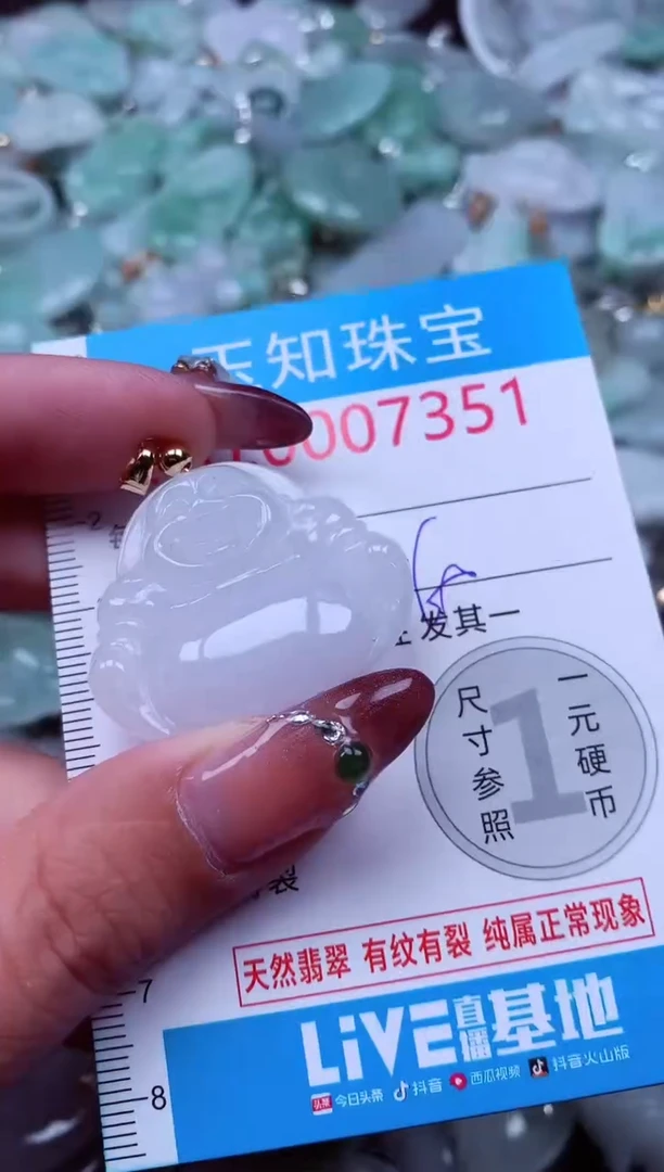 吊坠(不含链)未镶嵌翡翠7351