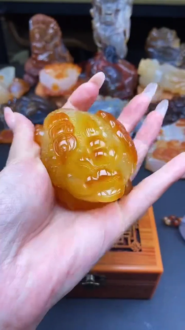玛瑙/玉髓颈饰未镶嵌笑****idd