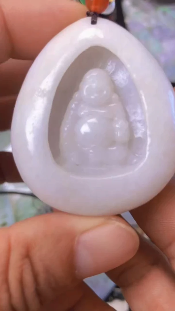 吊坠(不含链)未镶嵌翡翠弥勒佛