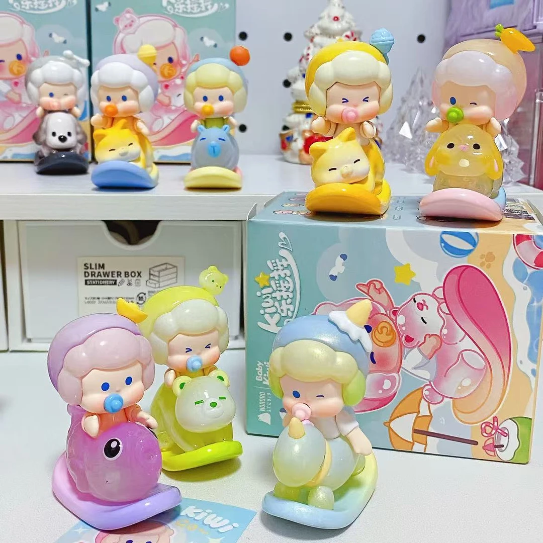 【拆盒】NORORO STUDI0 Kiwi乐摇摇 2.0可爱潮玩迷你盲盒萌粒手办