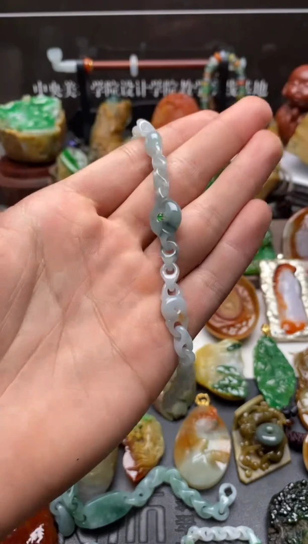 颈饰未镶嵌翡翠精品女款龙骨链