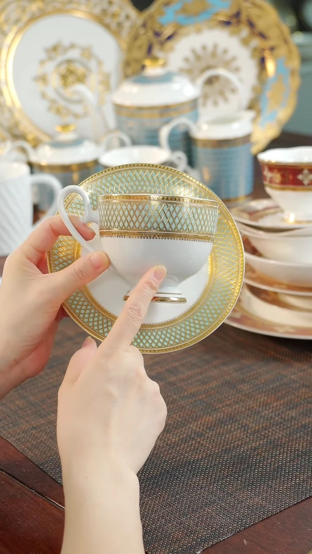 瓷片咖啡杯碟  福利价