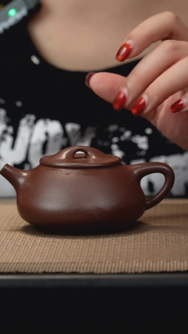 茶壶紫砂深井紫泥景舟瓢/