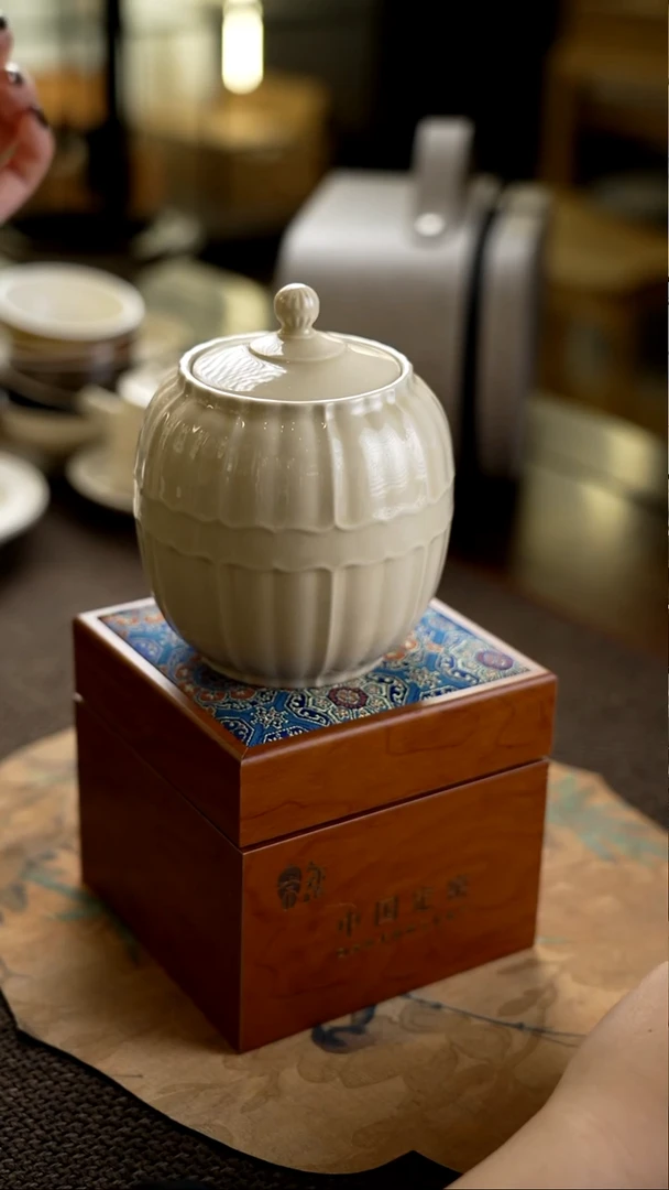 摆件微瑕茶叶罐