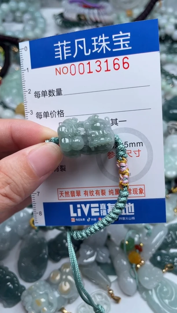颈饰未镶嵌翡翠13166