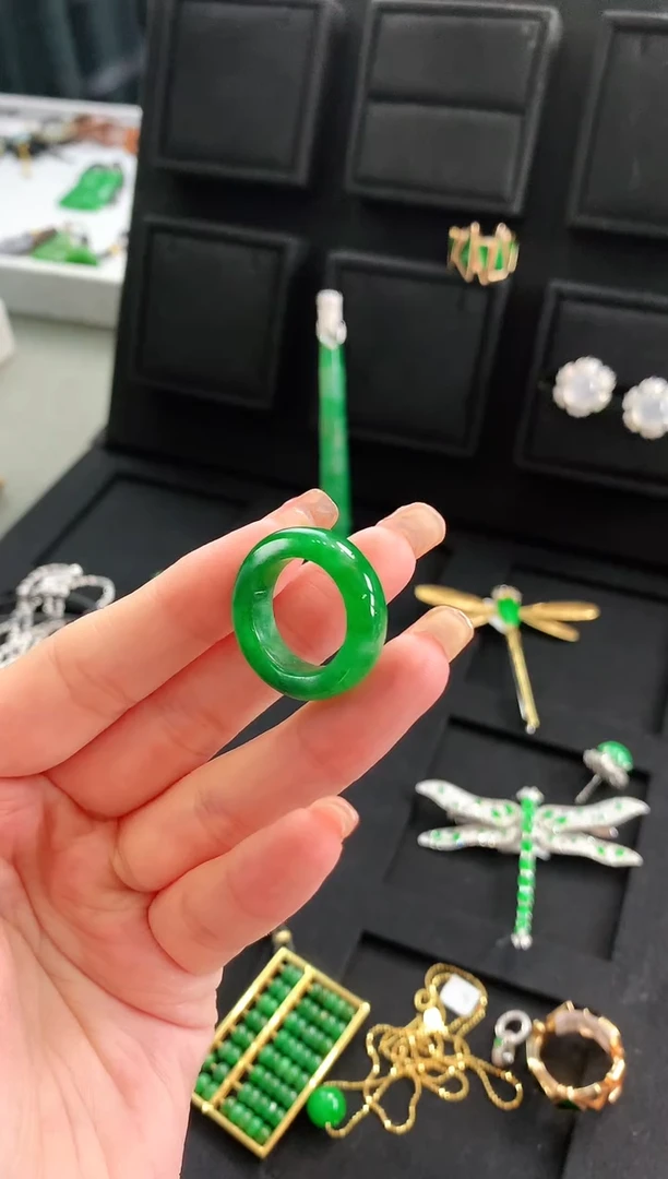 【闪购商品】翡翠戒指未镶嵌手饰 11圈