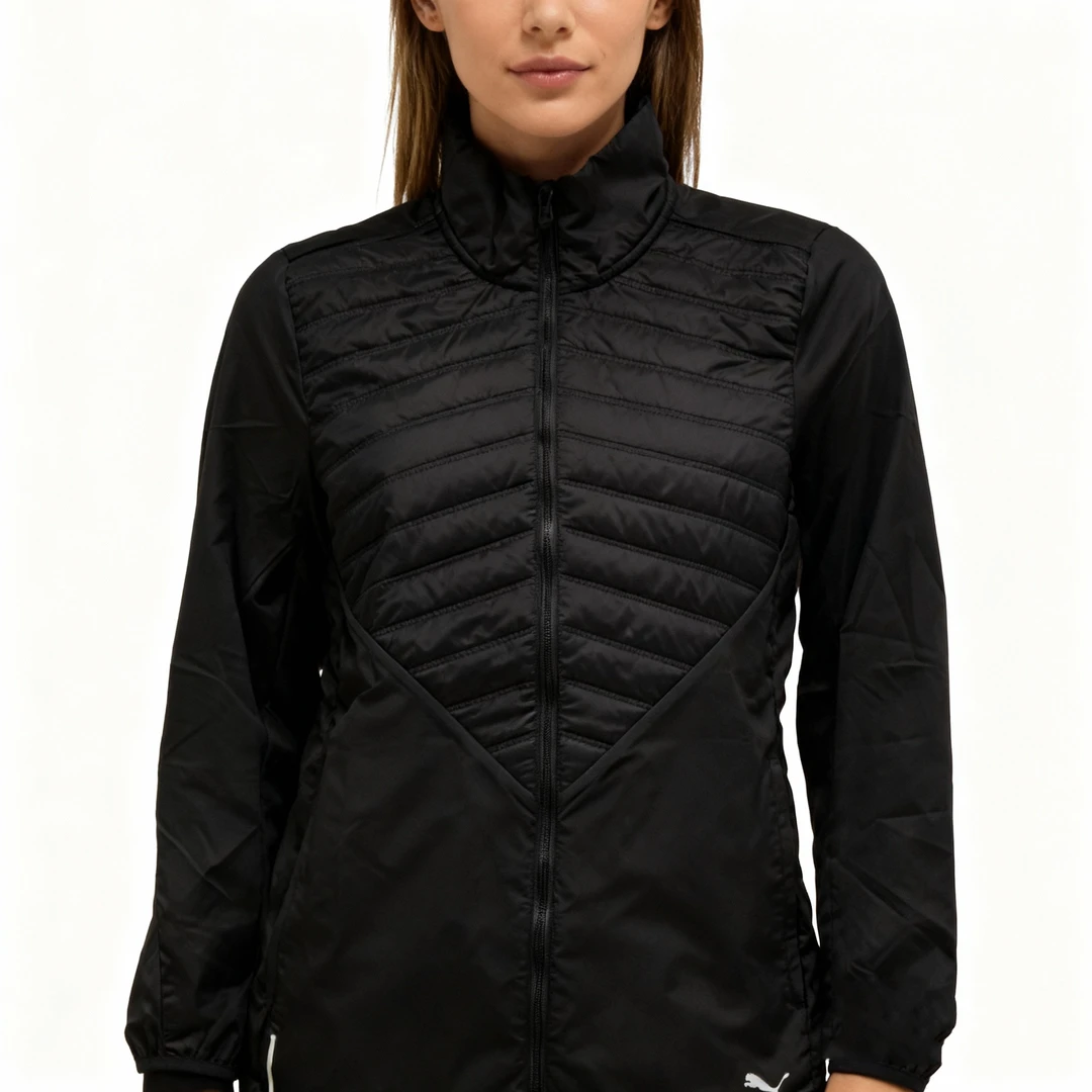 PUMA 彪马秋冬款女子夹棉保暖跑步健身训练运动外套519718