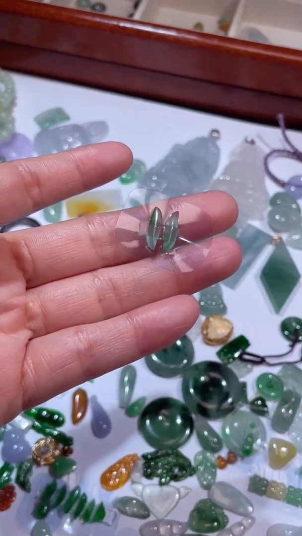 颈饰未镶嵌翡翠天然緬甸翡翠a貨