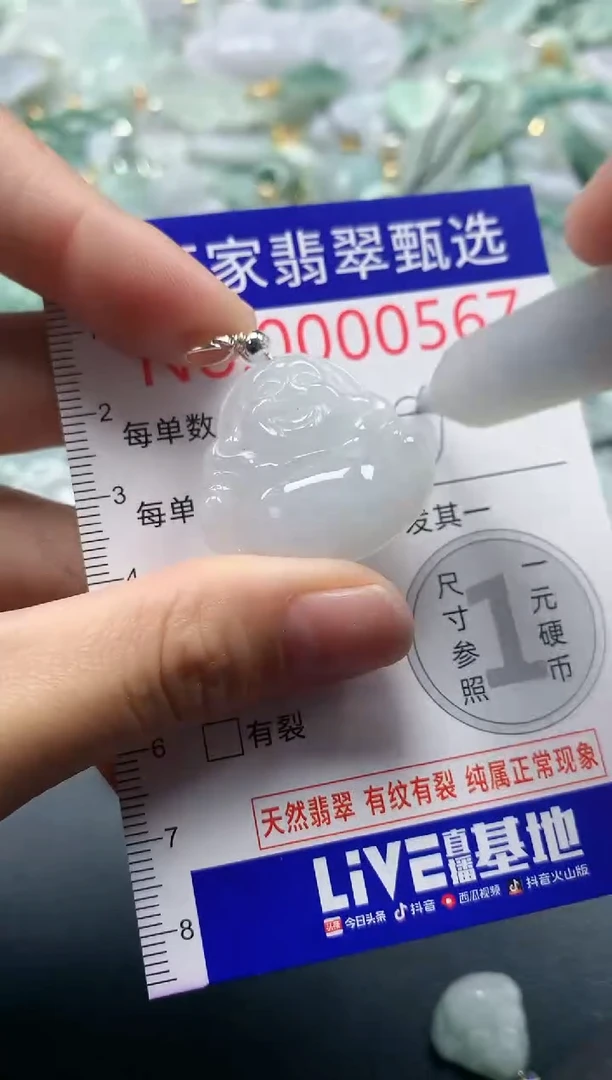 吊坠(不含链)未镶嵌翡翠0567