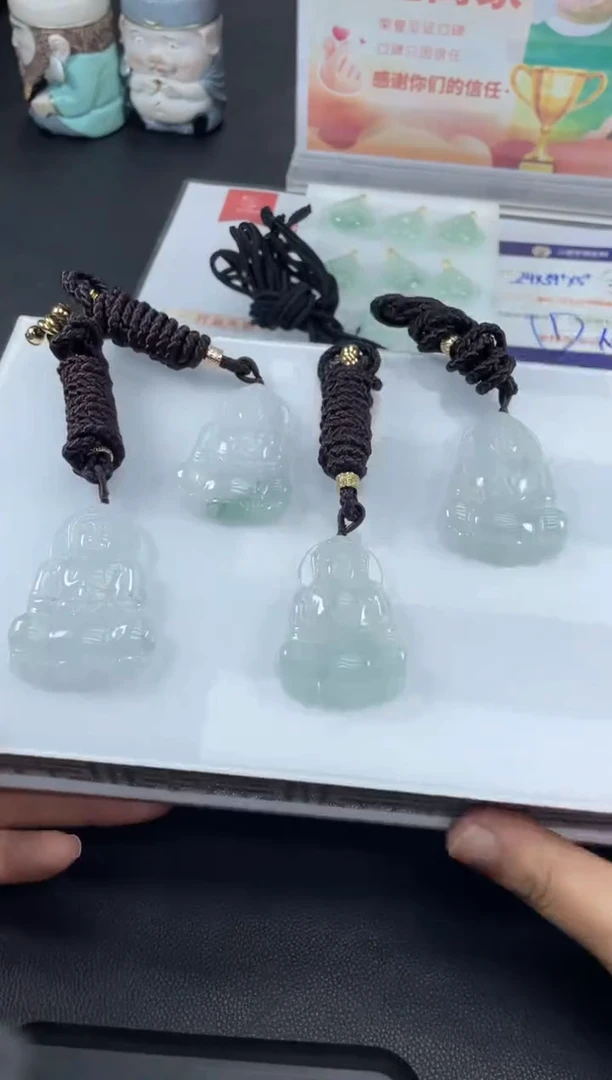 【闪购商品】翡翠挂件未镶嵌大观音FL19多样性发其一CP配绳