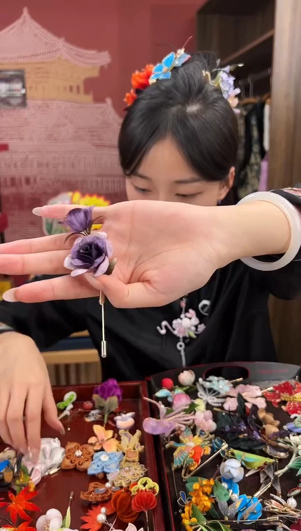 【闪购商品】刺绣苏绣世家非遗手工（胸针）