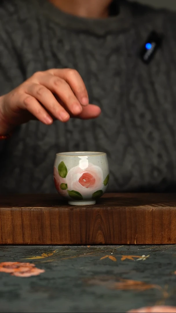 瓷片釉下彩手工手绘同款陶器