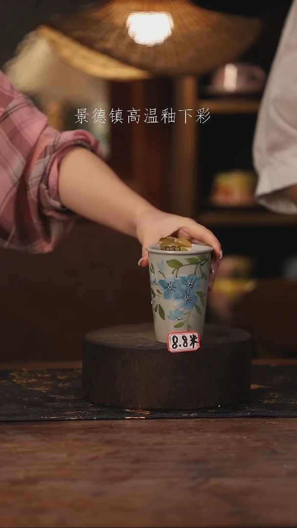 陶瓷景德镇高温釉下手绘陶瓷031