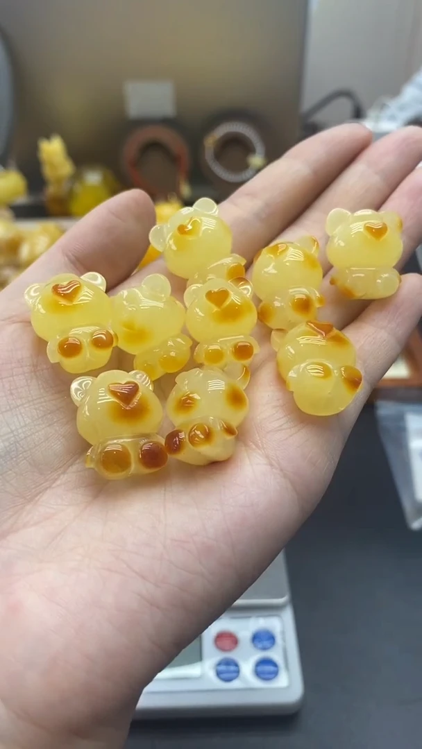 琥珀未镶嵌珠宝奇石1335多样性发其一默认有瑕