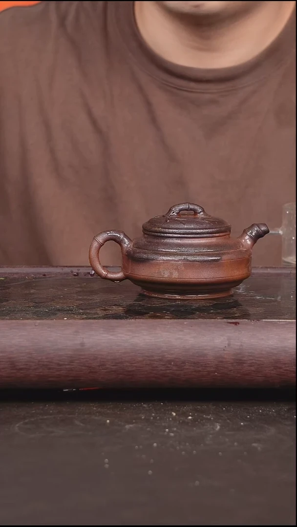 茶壶紫砂柴烧 微瑕壶