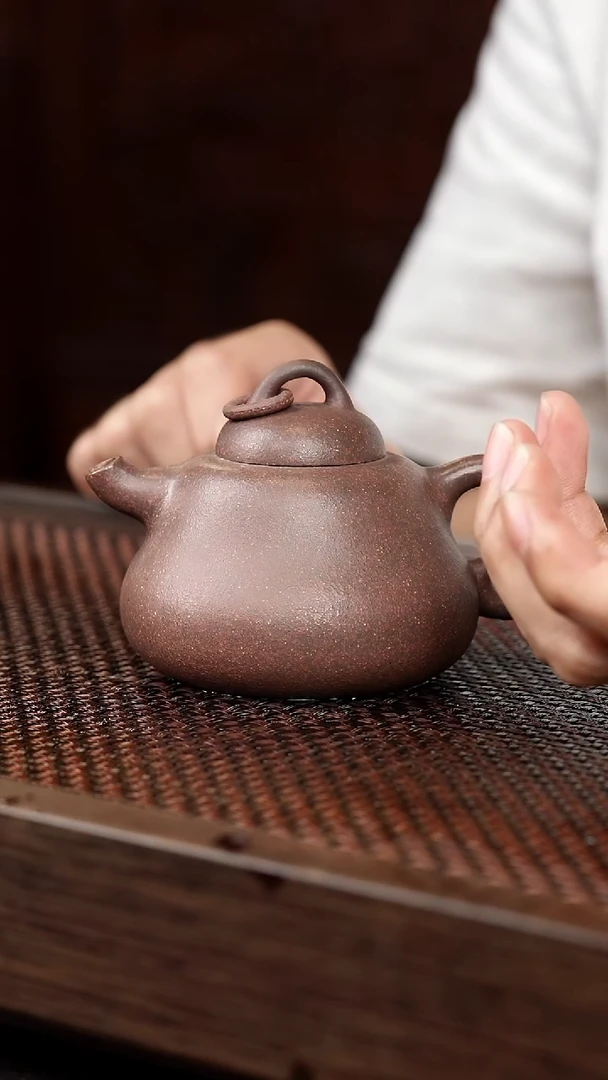 茶壶紫砂岩中泥六拼葫芦
