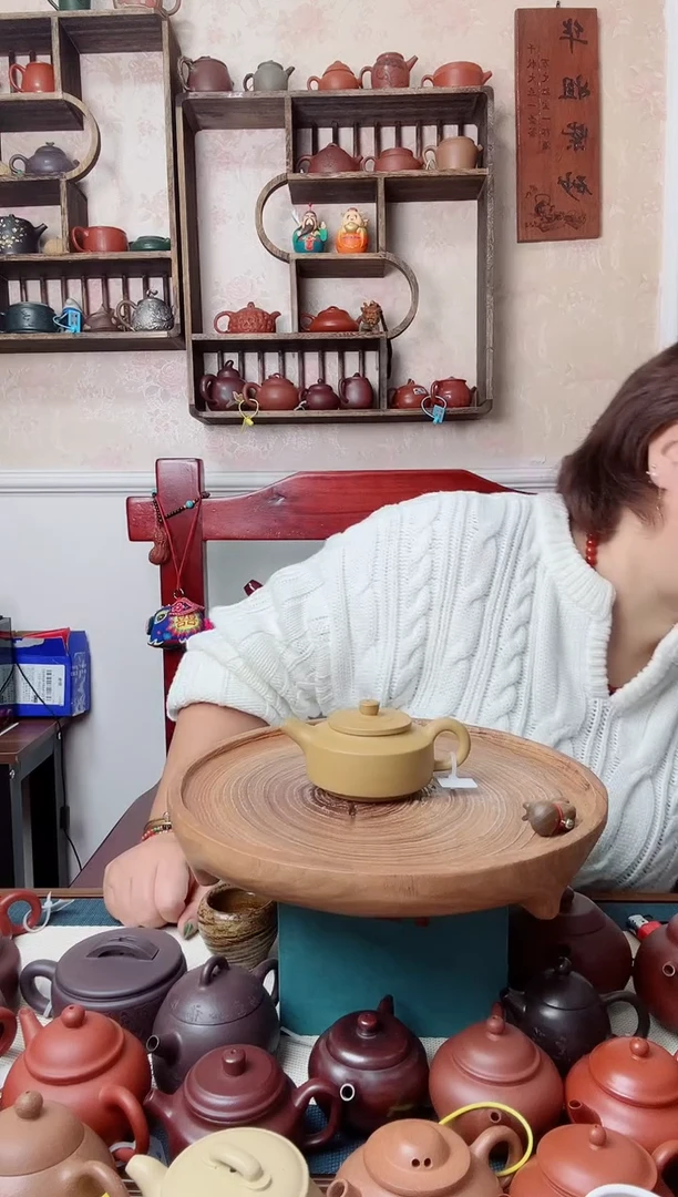 茶壶紫砂段泥  周盘  200CC